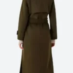 Jenna Coleman The Jetty Ember Coat Back