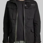 Jensen Ackles Tracker Season 2 Black Cotton Jacket