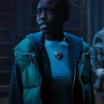 Joy Sunday Wednesday Green Puffer Vest