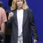 Julia Roberts After the Hunt Black Coat