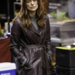 Keira Knightley Black Doves Helen Webb Belted Brown Coat