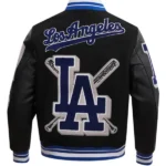 LOS ANGELES DODGERS MLB VARSITY JACKET BACK