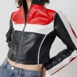 Lilian Rebelo Only Murders in the Building Cropped Leather Jacket