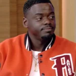 Live With Kelly and Mark Daniel Kaluuya Aries Full-Snap Wool Varsity Jacket