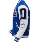 MLB LOS ANGELES DODGERS MASHUP MEN'S RIB WOOL VARSITY JACKET