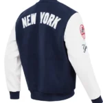 MLB NEW YORK YANKEES CLASSIC WOOL VARSITY JACKET BACK
