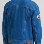 Men Rodeo Cowboy Coors Western Blue Denim Jacket