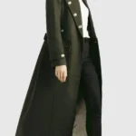 Military Green Heart Radio Event Amanda Holden Coat