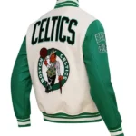 NBA BOSTON CELTICS RETRO CLASSIC MEN'S VARSITY JACKET BACK