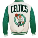NBA BOSTON CELTICS RETRO CLASSIC MEN'S WOOL VARSITY JACKET BACK