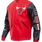 NBA CHICAGO BULLS CLASSIC WOOL MEN'S VARSITY JACKET