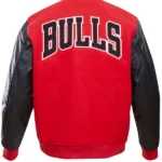 NBA CHICAGO BULLS CLASSIC WOOL VARSITY JACKET BACK
