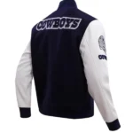 NFL DALLAS COWBOYS CLASSIC WOOL VARSITY JACKET BACK