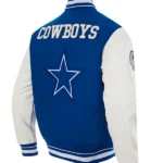 NFL DALLAS COWBOYS RETRO CLASSIC WOOL VARSITY JACKET BACK