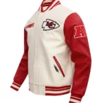 NFL KANSAS CITY CHIEFS RETRO CLASSIC WOOL VARSITY JACKET