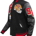 NFL SAN FRANCISCO 49ERS MASHUP WOOL VARSITY JACKET