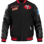 NFL SAN FRANCISCO 49ERS RETRO CLASSIC MEN'S RIB VARSITY JACKET