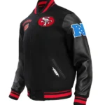 NFL SAN FRANCISCO 49ERS RETRO CLASSIC RIB WOOL VARSITY JACKET