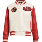 NFL SAN FRANCISCO 49ERS RETRO CLASSIC WOMEN'S WOOL VARSITY JACKET