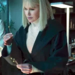 Nine Perfect Strangers Nicole Kidman Green Wool Coat