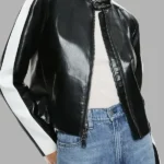 Paris Hilton Las Vegas GP Black Leather Jacket