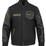 Pittsburgh Steelers Black Varsity Jacket