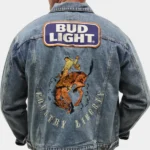 Rodeo Cowboy Budlight Classic Denim Jacket Back