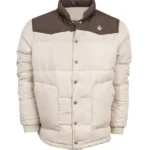 Rodeo Cowboy White Western Puffer Jacket