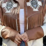 Rodeo Western GYS Ranch Fringe Leather Jacket