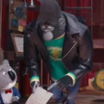 SING 2 Johnny Biker Leather Jacket