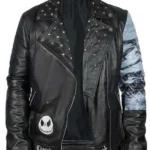 The Nightmare Before Christmas Studded Leather Jacket