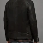 Tracker S02 Colter Shaw Black Leather Jacket Back