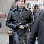 Adam Lambert Double Breasted Black Coat
