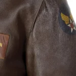 Bob Crane Hogan’s Heroes Colonel Hogan Brown Leather Jacket