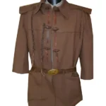 Clint Eastwood Brown Duffle Cotton Coat