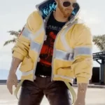 Cyberpunk 2077 David Martinez Yellow Leather Jacket front