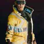 Cyberpunk 2077 David Martinez Yellow Leather Jacket side