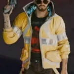 Cyberpunk 2077 Leather Jacket front