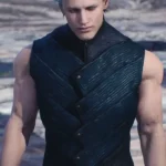 DMC 5 Video Game Vergil Blue and Black Vest