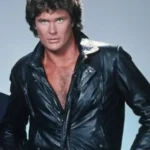 David Hasselhoff Knight Rider Michael Knight Black Jacket