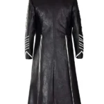 Devil May Cry 5 Vergil Trench Leather Coat Back