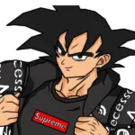 Dragon Ball Z Video Game Goku Drip Black Jacket