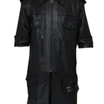 Final Fantasy XV Noctis Lucis Caelum Black Leather Coat