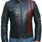 Frankenstein Race Biker Leather Jacket front