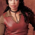Gina Torres Washburne Maroon Vest
