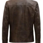 Harrison Ford Star Wars TFA Han Solo Brown Jacket Back