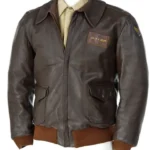 Hogan’s Heroes Bob Crane Brown Leather Jacket