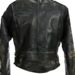 Johnny Castle Dirty Dancing Leather Jacket Back