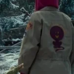 Jurassic World 3 Maisie Lockwood Green Cotton Field Jacket Back