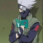 Kakashi Hatake reading Naruto Green Vest